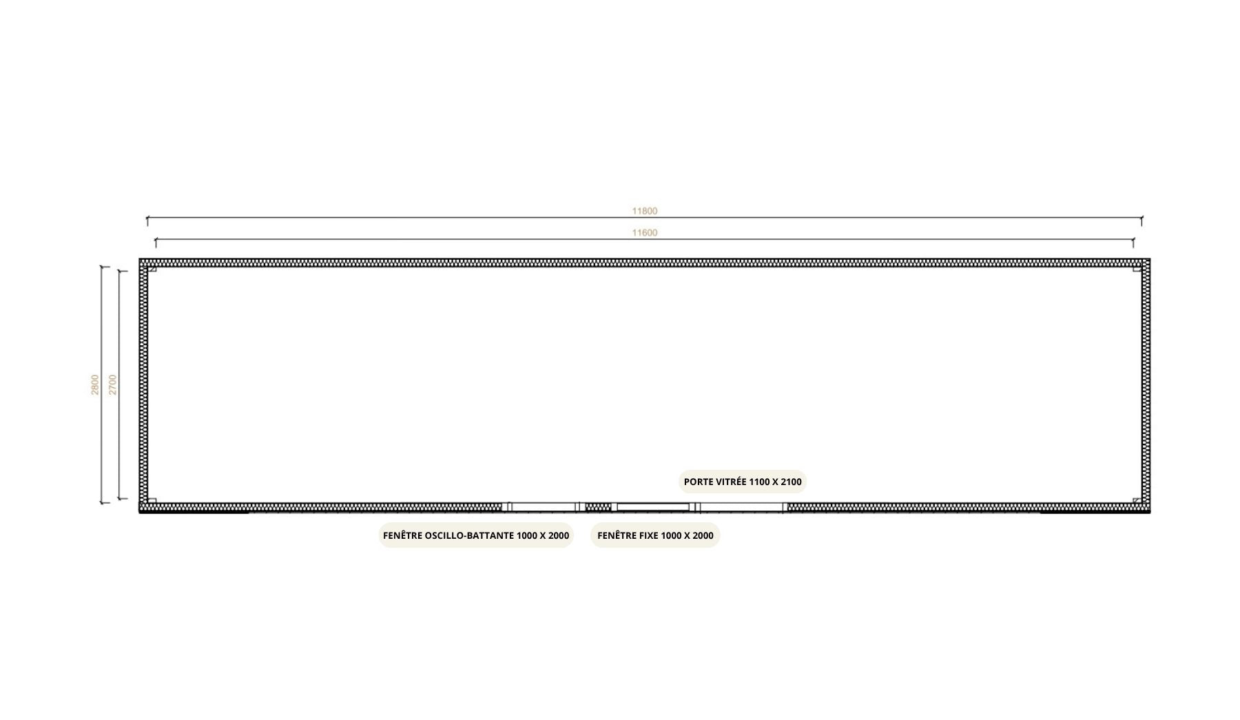 Plan 36m2