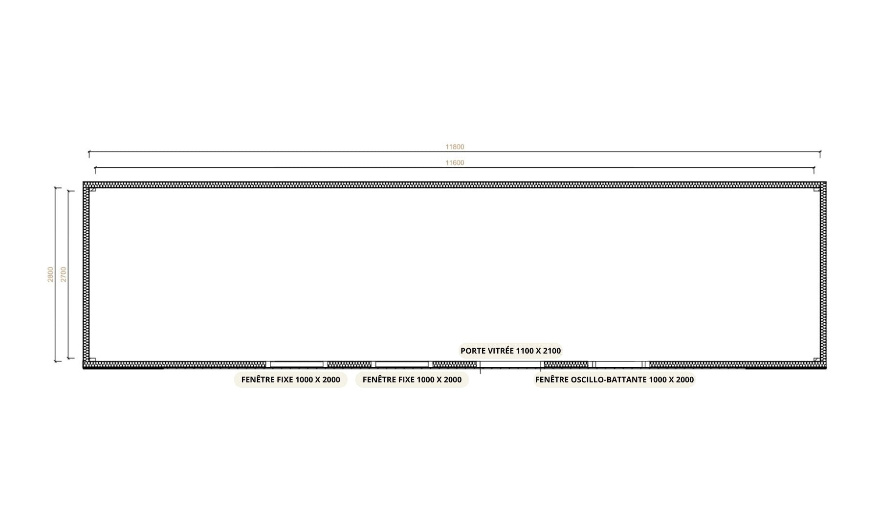 Plan 36m2