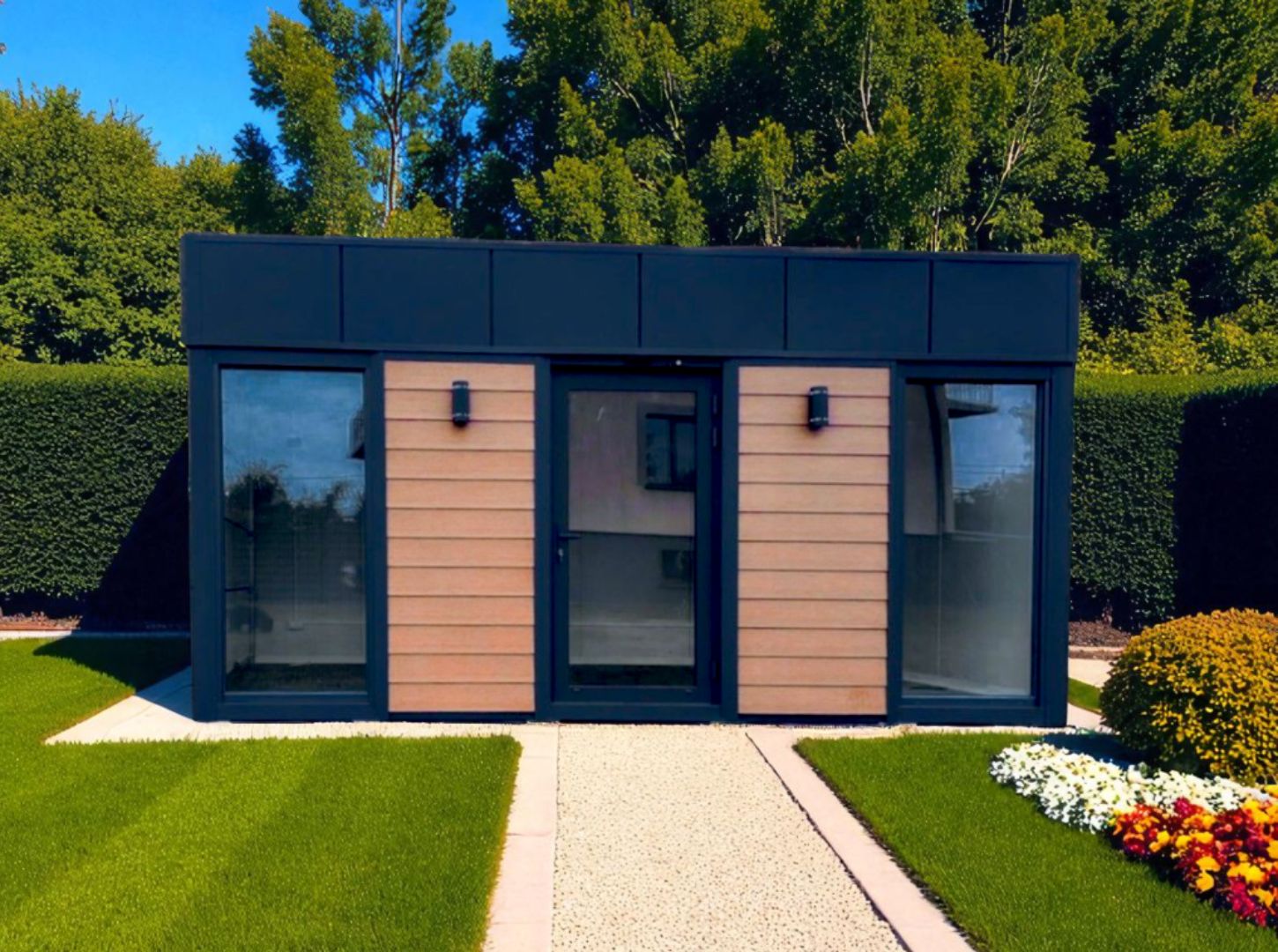 Avec ses grandes baies vitrées et ses finis haut de gamme, le Module Lille devient un véritable cocon lumineux au milieu de la verdure.
Une solution clé en main, signée Maison Innov, pour profiter d’un espace élégant et pratique toute l’année.