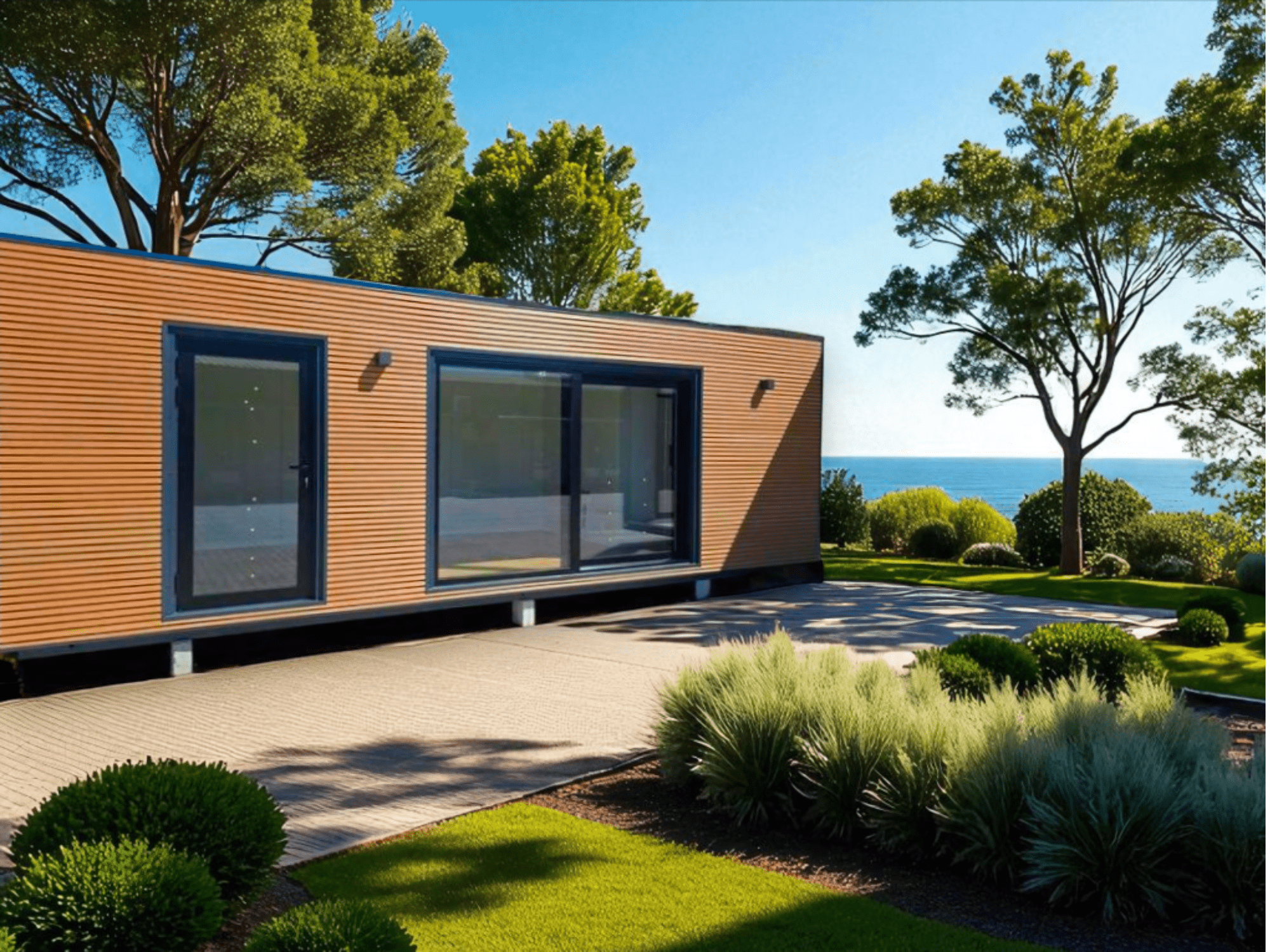 Un chalet contemporain alliant esthétisme, isolation et confort. Son design épuré et ses finitions soignées en font un espace habitable agréable toute l’année, à partir de 16 200 € TTC.