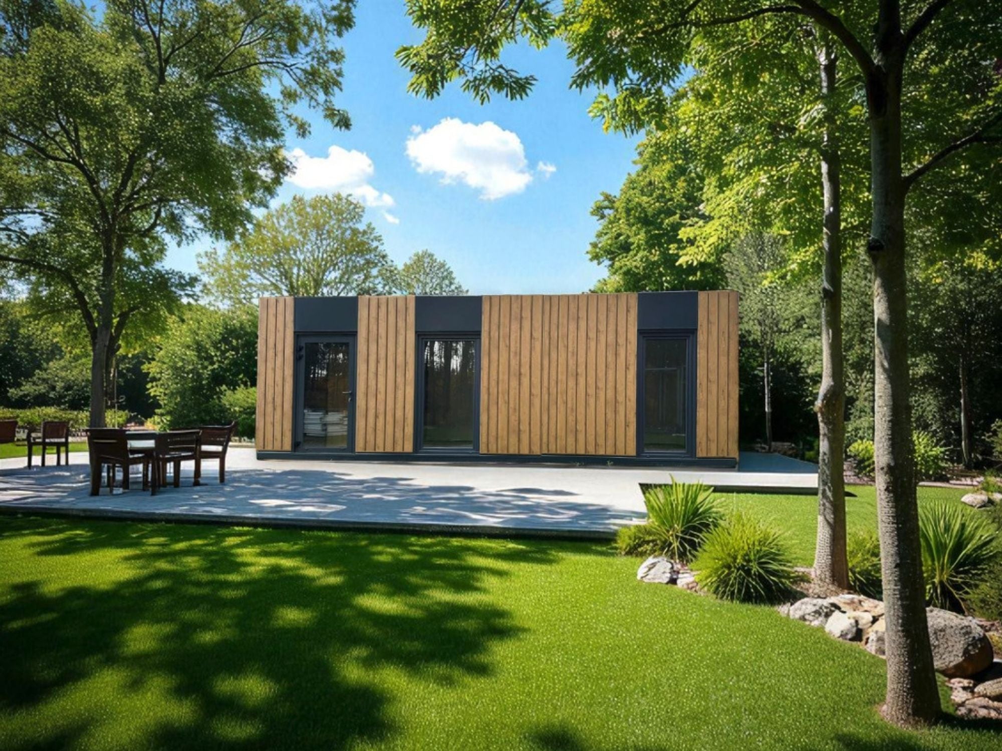 Élégant et bien isolé, ce logement indépendant BOXINNOV offre un cadre de vie agréable toute l’année. Son agencement intelligent optimise chaque mètre carré, dès 18 960 € TTC.