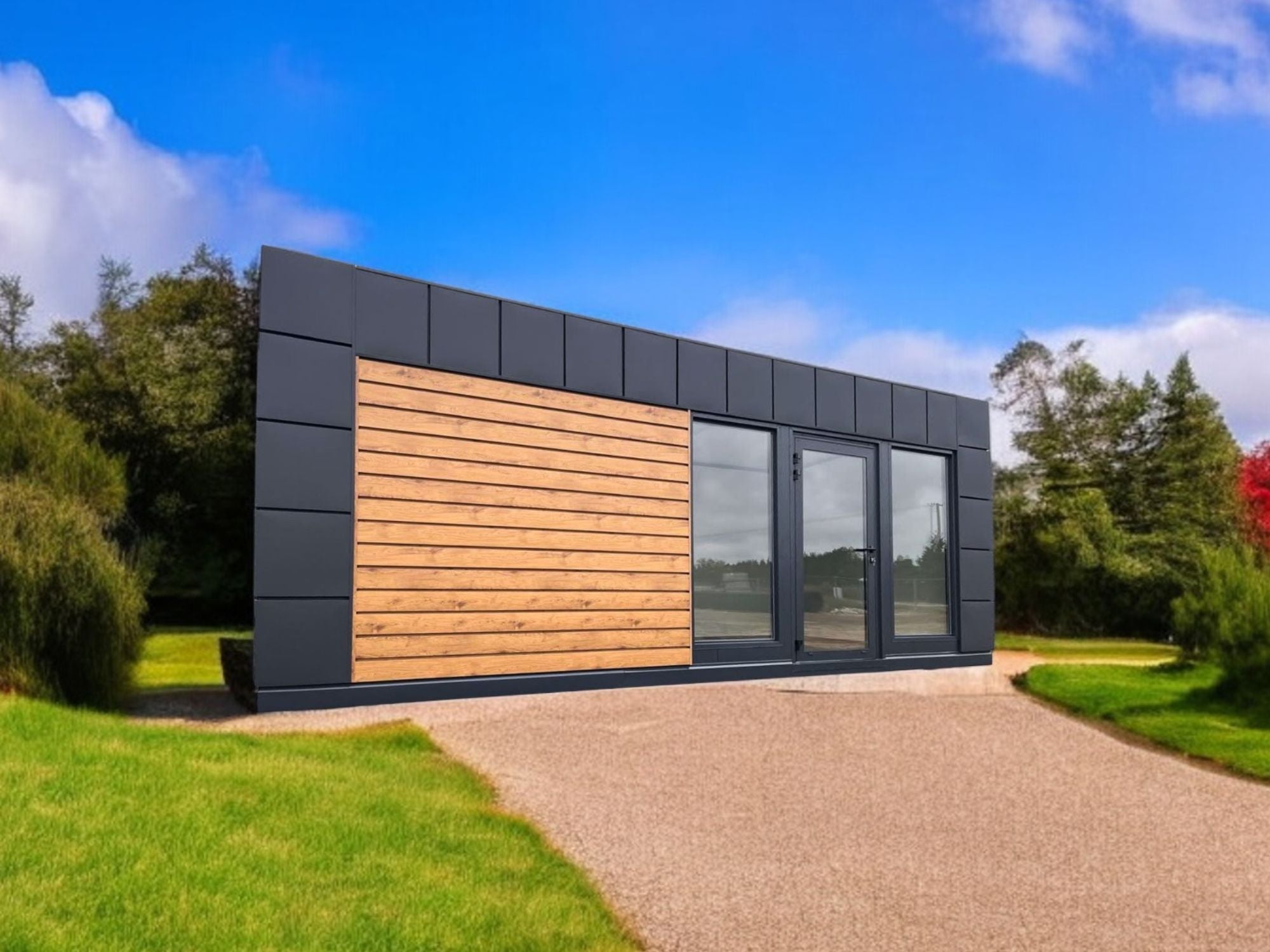 Ce studio de jardin allie élégance et confort dans un design contemporain. Modulable de 18 à 36 m², il devient un véritable espace de vie : bureau, chambre, atelier ou logement indépendant, à partir de 17 880 €.