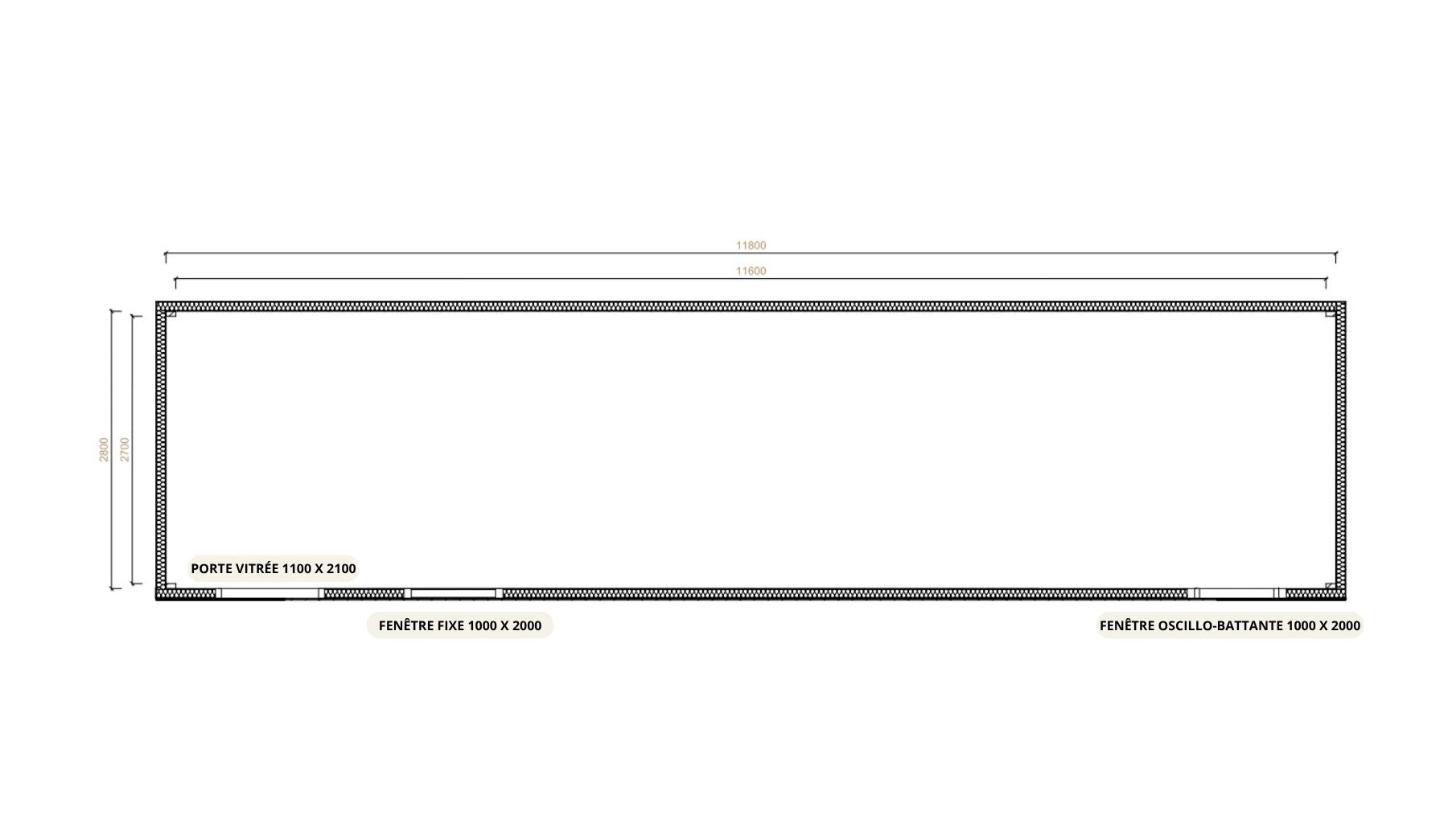 Plan 36m2